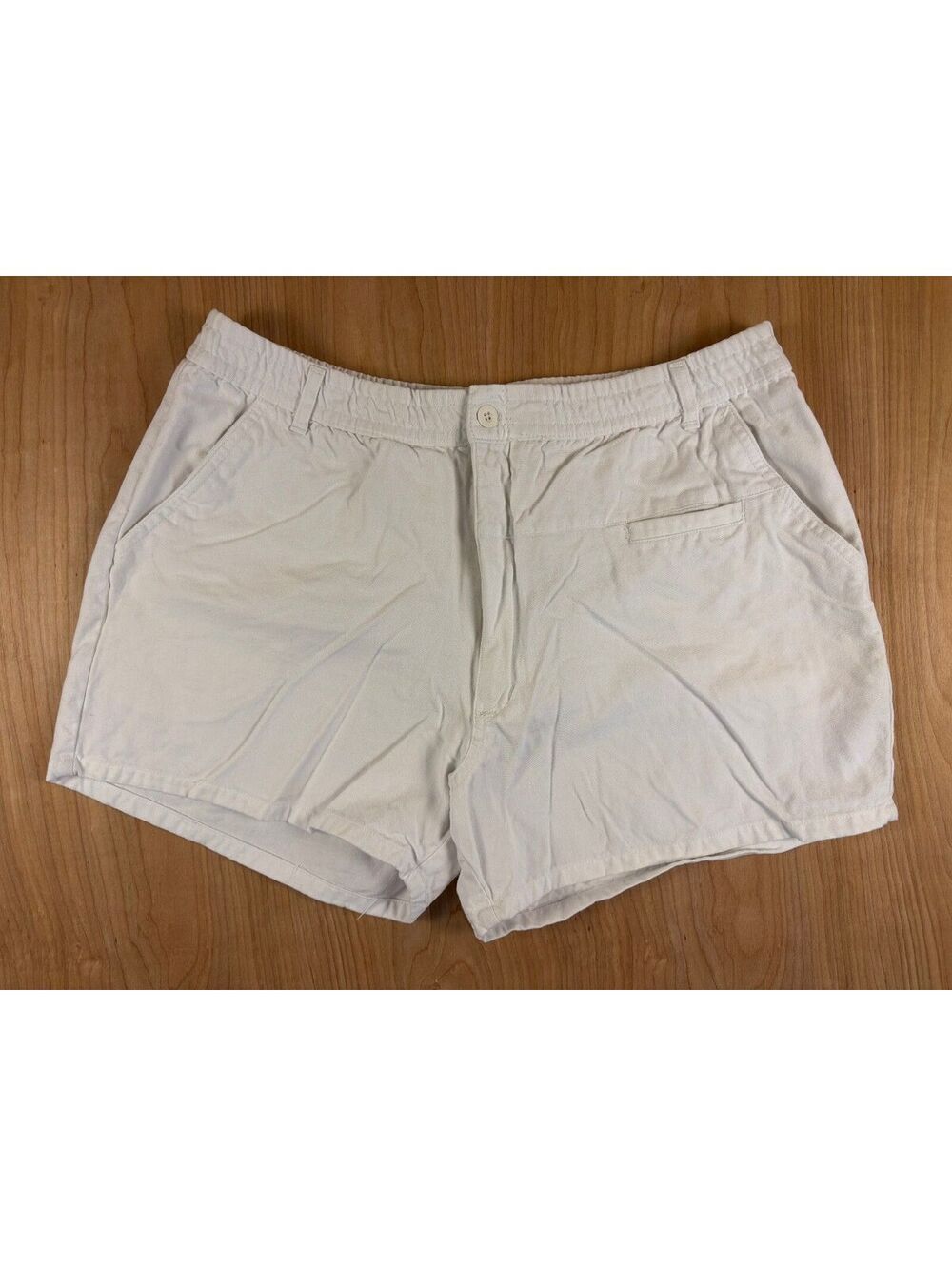 Vintage 80s Newport Blue Shorts xlarge 100% cotton preppy nautical 3 1/2 inseam